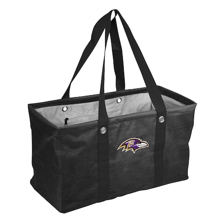 Logo Brands Baltimore Ravens Crosshatch Picnic Caddy 603-765-CR1